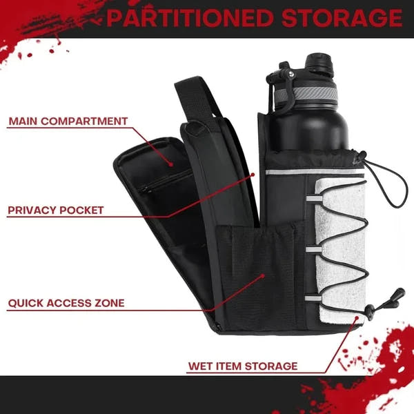 Magnetic sports bag for men and women