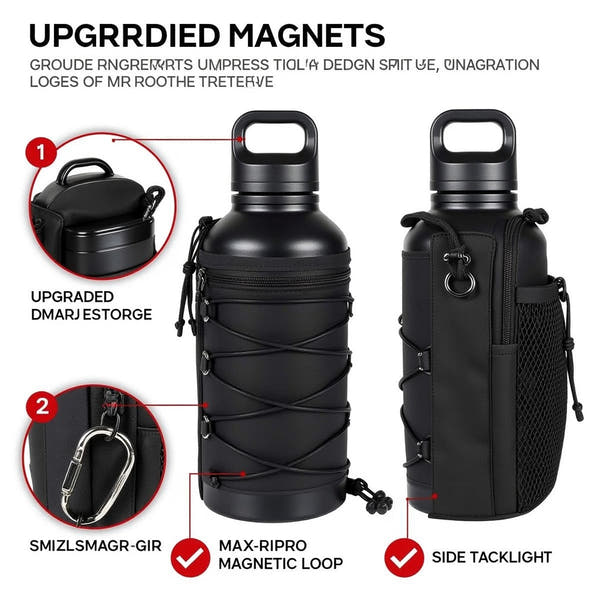Magnetic sports bag for men and women