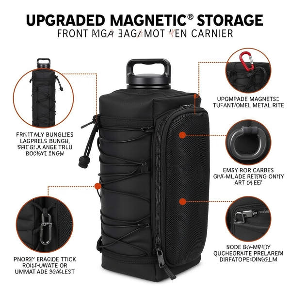 Magnetic sports bag for men and women