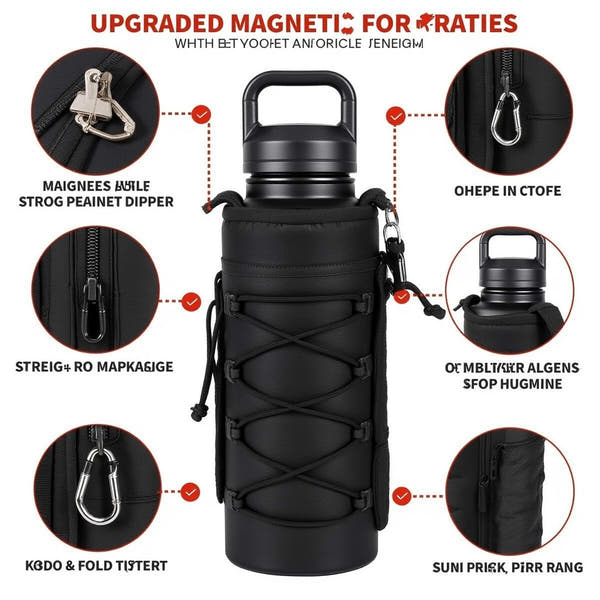 Magnetic sports bag for men and women