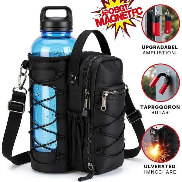 Magnetic sports bag for men and women